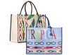 EB BORSA MARE TESSUTO STAMPA CATENE ASS
