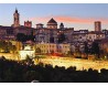 CARTOLINA BG 12X17 VED TRAMONTO MURA 7216 (503