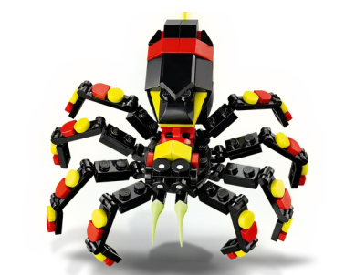 LEGO CREATOR 31159 ANIMALI SELVATICI RAGNO TRASFORMISTA