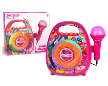 BT SPEAKER WIRLESS CON MICROFONO ROSA