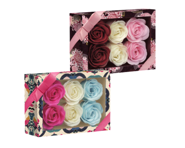 EB FLEUR DE SAVON SCATOLA RETTANGOLARE 6 ROSE ASS